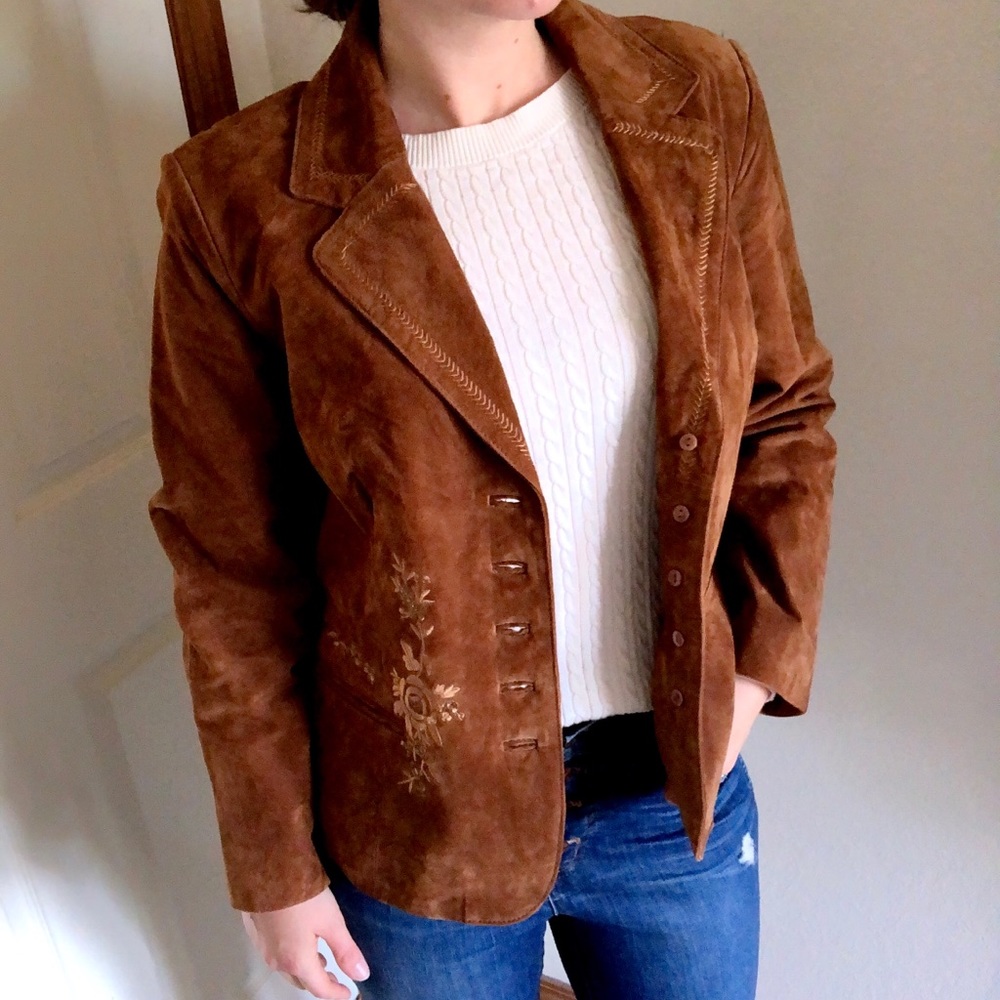 Coldwater Creek Suede Jacket